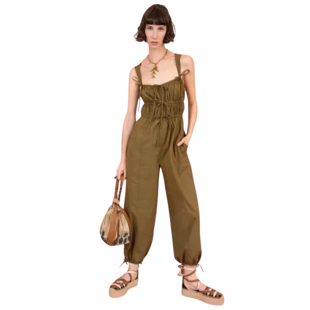 Ulla Johnson Khaki Jumpsuit